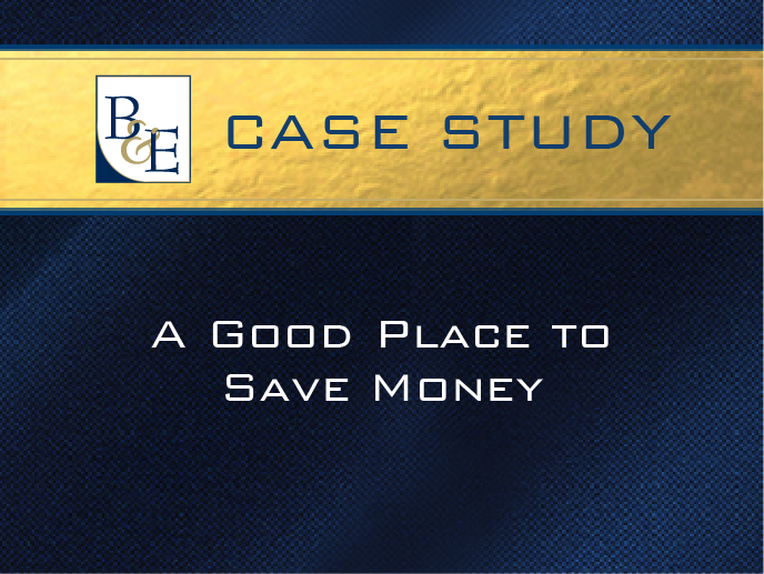 A Good Place to Save Money