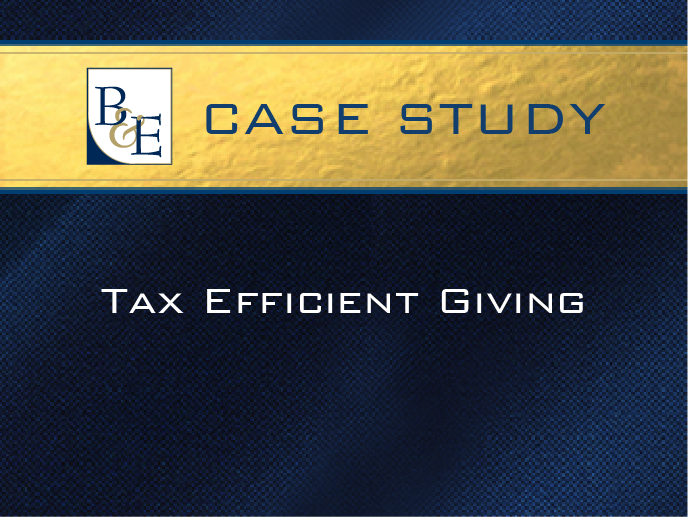 Tax Efficient Giving