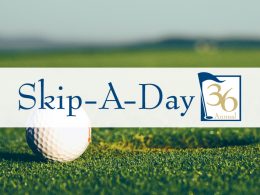 Skip a day 36. Golf ball on grass.